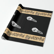 Edgar Allan Poe Ambigram Envoltura Papel