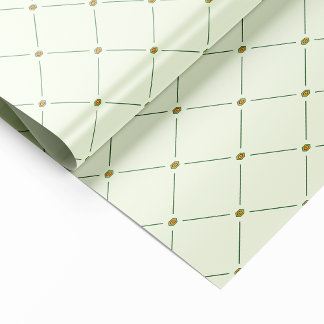 De Regalo Elegante Papel Retro Verde