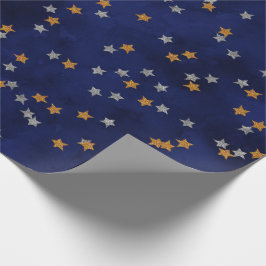 De Regalo Estrellas purpurinas en papel grueso