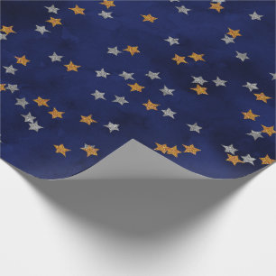 De Regalo Estrellas purpurinas en papel grueso