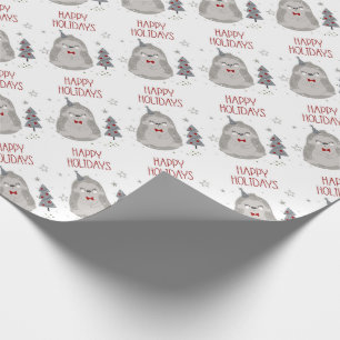 De Regalo Felices vacaciones Navidades envolver papel