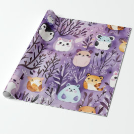 De Regalo Flores cortas albergan árboles animales Papel envu