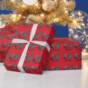 De Regalo Gracioso gato Navidades Papel envuelto rojo