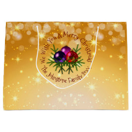 De Regalo Grande Añadir nombres a Navidades que coincidan en bolsa 