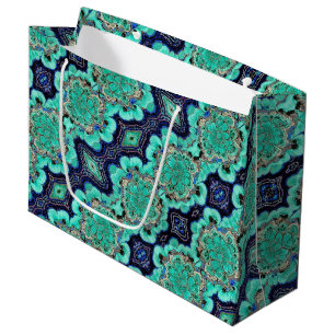 De Regalo Grande Bolsa Lg Gift Azurite/Geode Malachita
