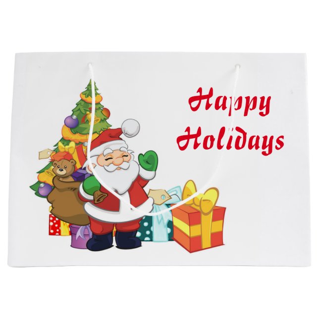 De Regalo Grande Bolsa Santa Gift (Anverso)