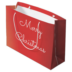 De Regalo Grande Navidades modernos entregan bolsa con manijas