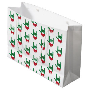 De Regalo Grande Te Amo Navidades Wreath Gire Bolsa