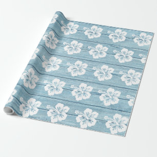 De Regalo Hibiscus Wrapping papel Driftwood Beach.