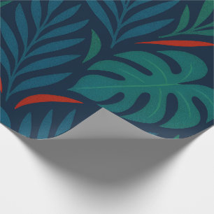De Regalo Hojas tropicales envueltas en papel