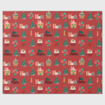 Invierno mágico: Navidades envolviendo papel