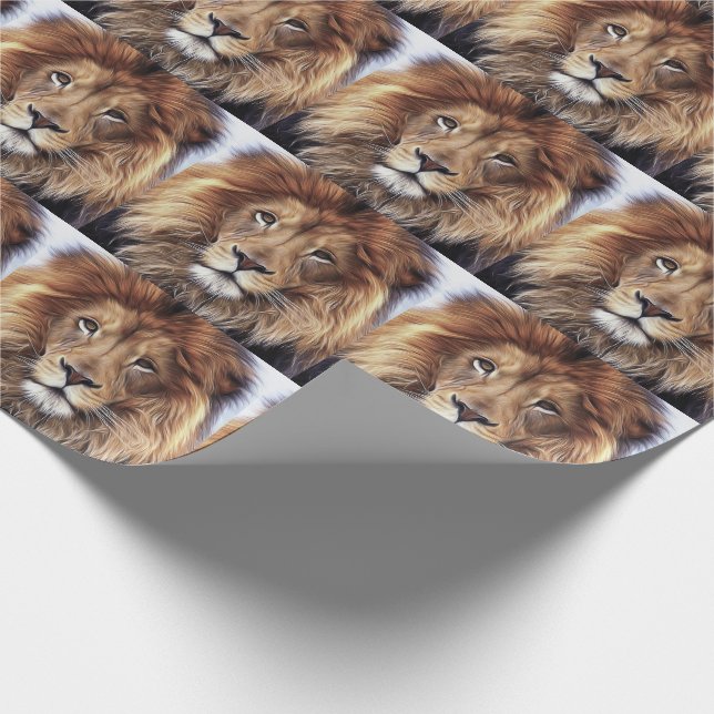 DE REGALO LION NAVIDADES ENVÍO PAPEL (Esquina)