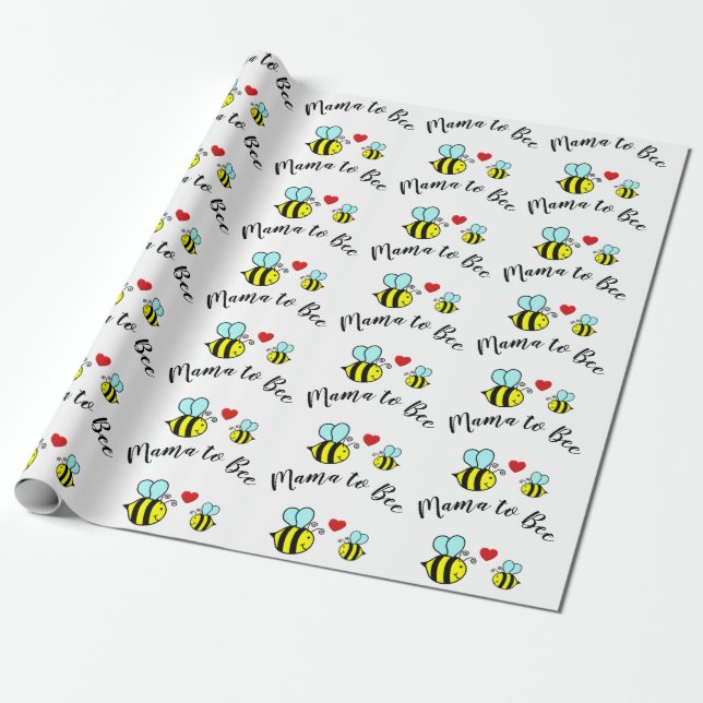 De Regalo Mamá a Bee - Envolver papel (Desenrollado)
