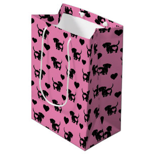De Regalo Mediana Bolsa Dachshund Love Gift