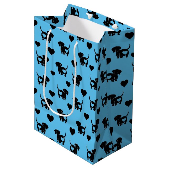 De Regalo Mediana Bolsa Dachshund Love Gift (Angulo Anverso)