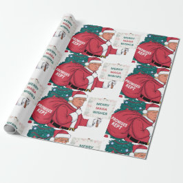 De Regalo Merry MAGA desea envolver papel