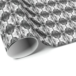 De Regalo Modelo del papel pintado del art déco - blanco y