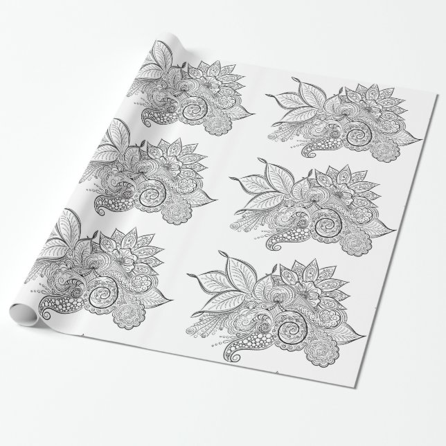 De Regalo momentos tranquilizadores envolver papel (Desenrollado)