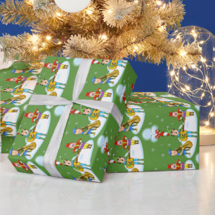 De Regalo Músico Elves Navidades envuelve papel