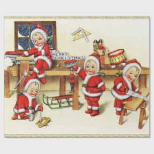 De Regalo Navidades bebés envolver papel