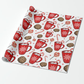 De Regalo Navidades Chocolate caliente y dulces Papel envuel
