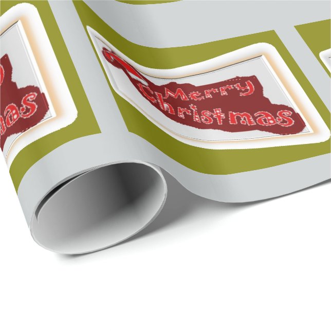 De Regalo Navidades envolviendo papel (Esquina del rollo)