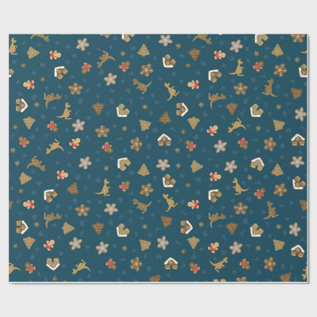 De Regalo Navidades envolviendo papel Gingerbread Holiday Wr (Superficie plana)