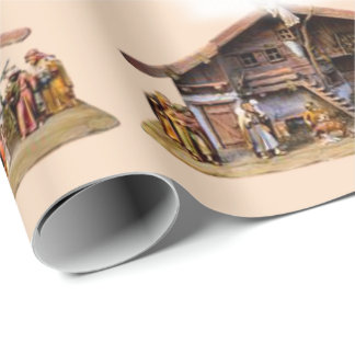 De Regalo Navidades envolviendo papel niño Jesús