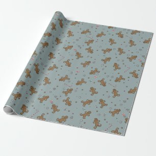 De Regalo Navidades Gingerbread Man Envolver papel