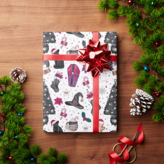 De Regalo Navidades góticos envolviendo papel