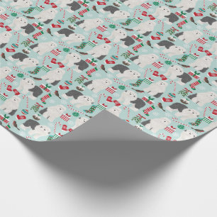 De Regalo Navidades ingleses viejos que envuelven papel