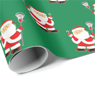 De Regalo Navidades Lacrosse Envuelven Papel