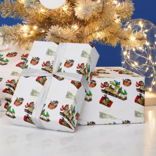 De Regalo NAVIDADES MICE SLEDDING papel