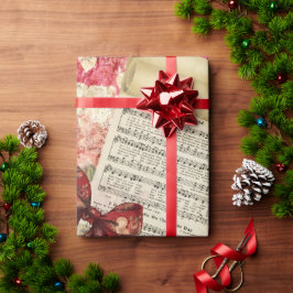 De Regalo Navidades musicales envolviendo papel