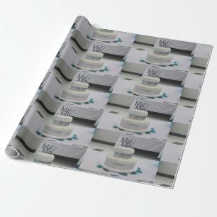 De Regalo Papel boda Sr.&Mrs Wrapping