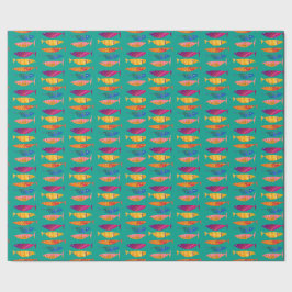 De Regalo Papel colorido para envolver peces