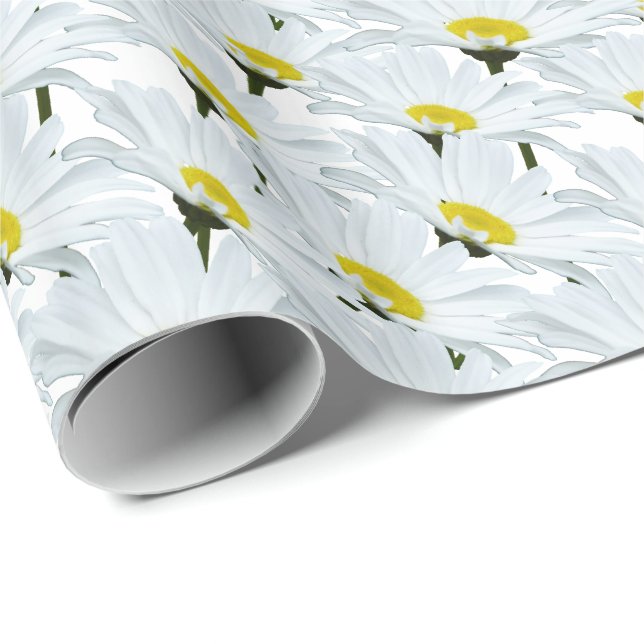De Regalo Papel Daisy Wraping Papel Daisy Flower Gift (Esquina del rollo)