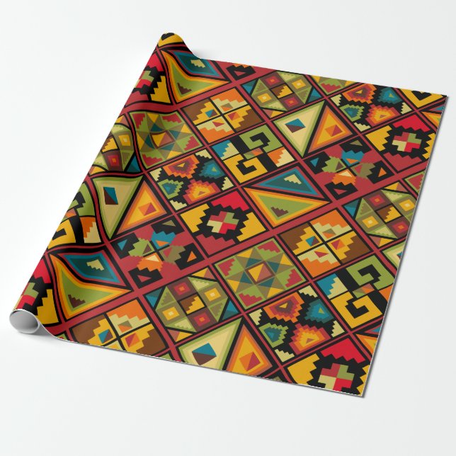 De Regalo Papel digital africano (Desenrollado)