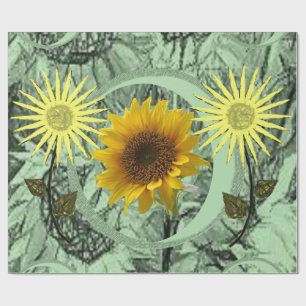 De Regalo Papel envolvente Girasol