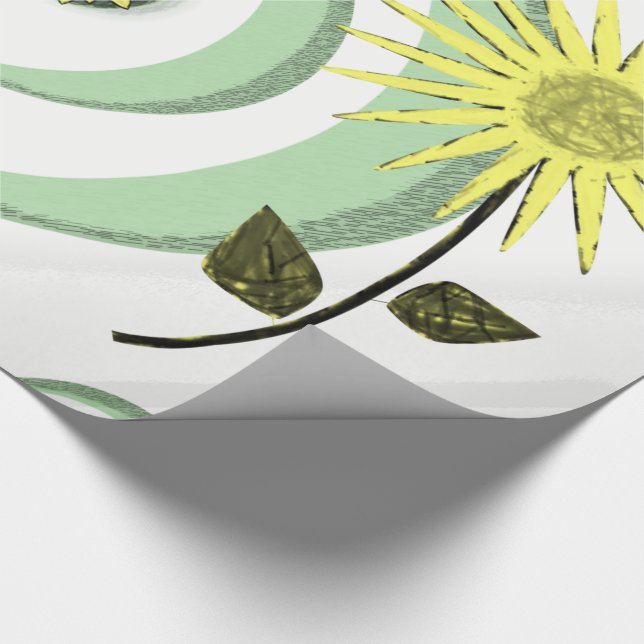 De Regalo Papel envolvente Girasol (Esquina)