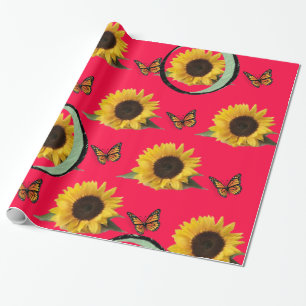 De Regalo Papel envolvente Girasol