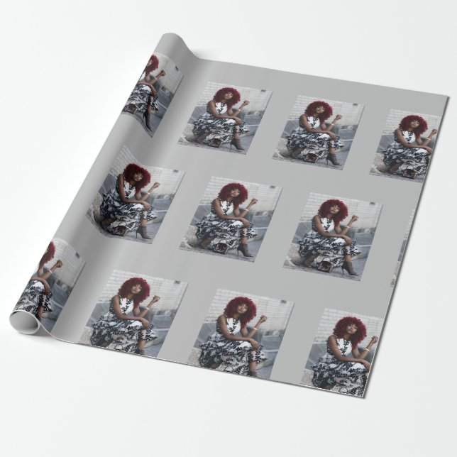 De Regalo papel envolvente melanina (Desenrollado)