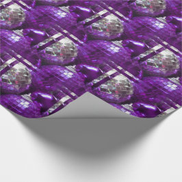 De Regalo Papel envolvente Purple Baubles