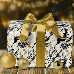 De Regalo Papel envolvimiento navideño elegante reno