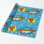 De Regalo Papel envuelto en Hanukkah "Judea Super Hero"<br><div class="desc">"Hanukkah Judah Super Hero". Espero que te guste nuestro nuevo Hanukkah Feliz regalo con un patrón repetido de nuestro "Judah nuestro Super Hero". El precio varía según se elija entre 4 tipos de papel y 5 tamaños de papel.
Gracias por pasarse y ir de compras. ¡Muy apreciado! ¡Chag/Happy Chanukah/Hanukkah!</div>