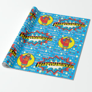 De Regalo Papel envuelto en Hanukkah "Judea Super Hero"