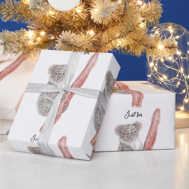De Regalo Papel envuelto en koala (Vacaciones)