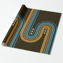 De Regalo Papel envuelto en tres puntos - Marrón