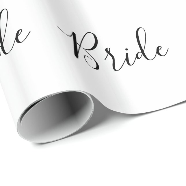 De Regalo Papel envuelto - Novia (Esquina del rollo)