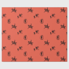 De Regalo Papel envuelto para damas ecuestres victorianas